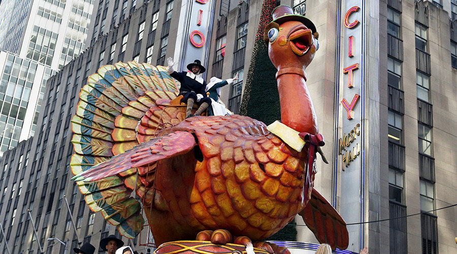 Click to enlarge turkey parade float