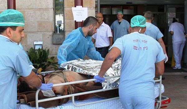 A wounded man