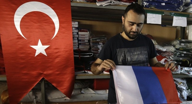 Turkish flags