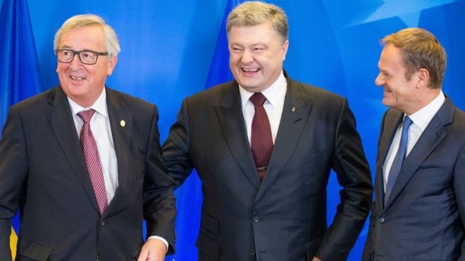 Poroshenko juncker tusk