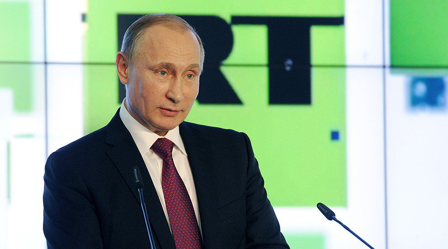 Click to enlarge Putin on RT