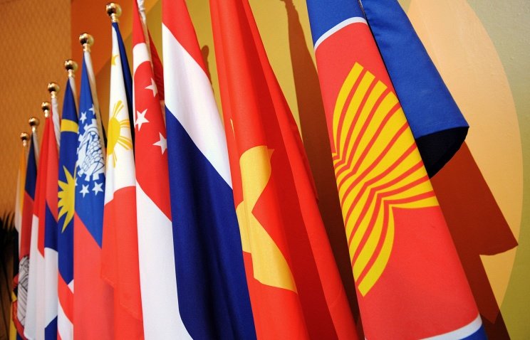 east asia flags