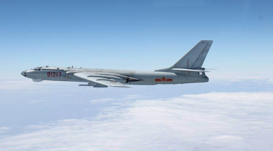 Chinese military plane H-6 bomber