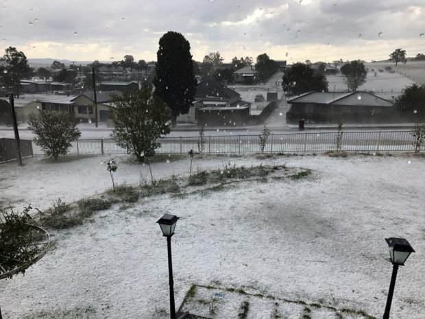  Killarney blanketed in white. 