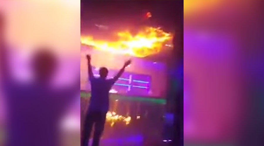 ablaze club in Lvov, Ukraine