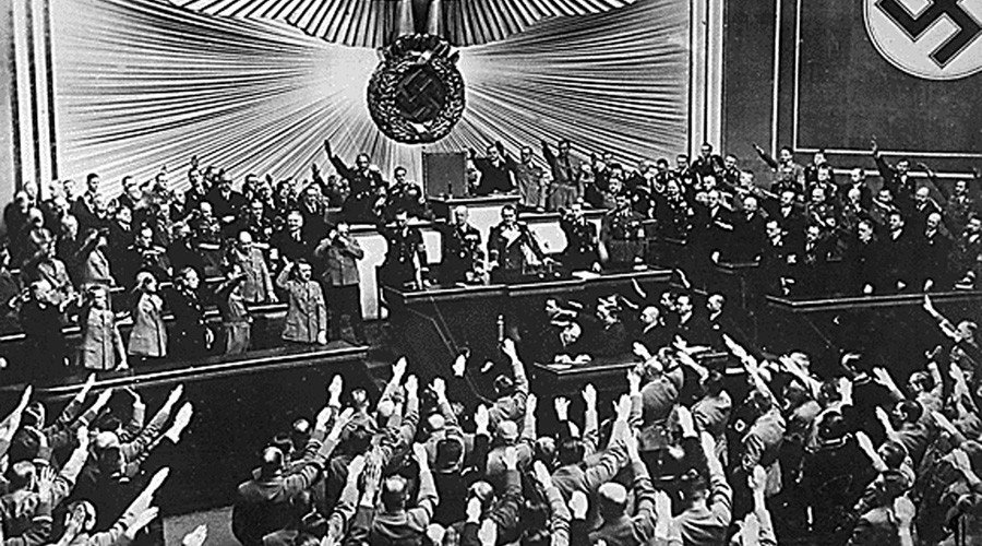 German Nazi chancellor Adolf Hitler