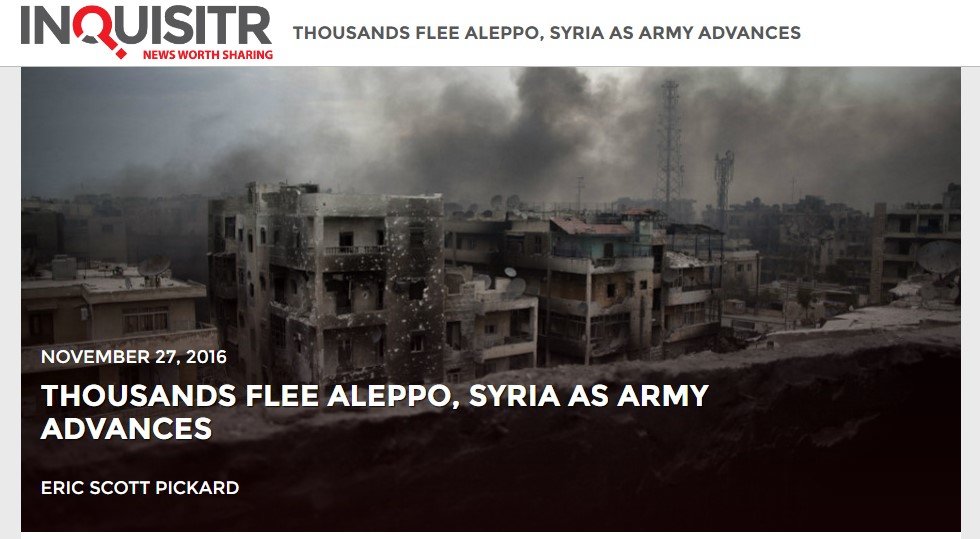 Inquisiter Aleppo propaganda