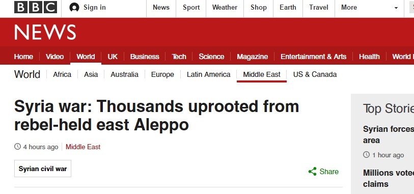 BBC Aleppo propaganda