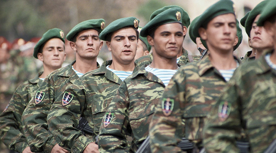 Click to enlarge Armenian soldiers
