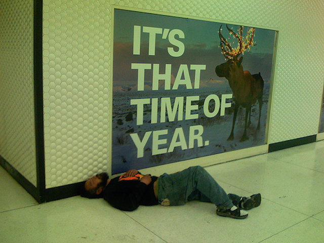 Click to enlarge Homeless for the holidays