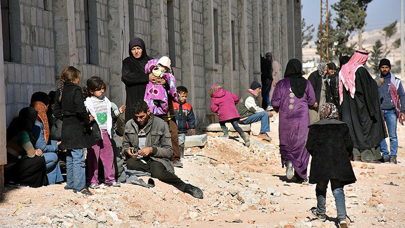 evacuated Syrians