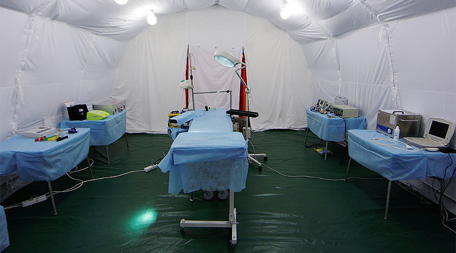 Click to enlarge Russia's mobile hospital