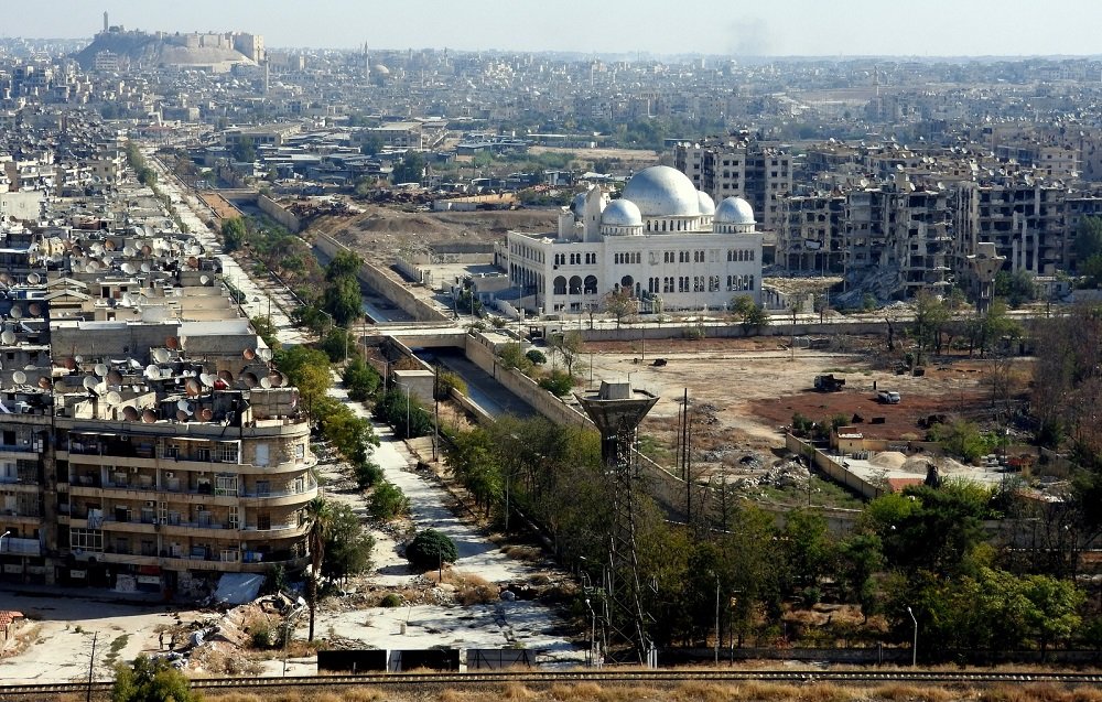 Click to enlarge al-Qasr district of eastern Aleppo