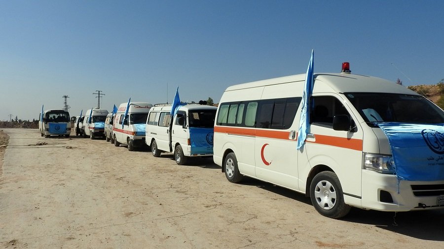 Click to enlarge ambulances aleppo