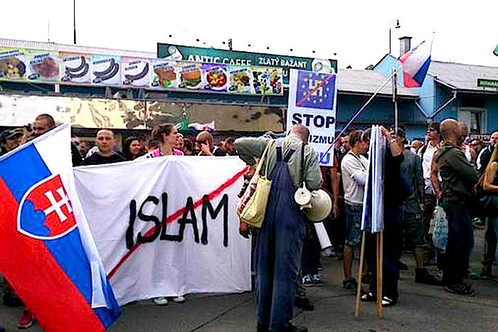 Slovakian protest Islam