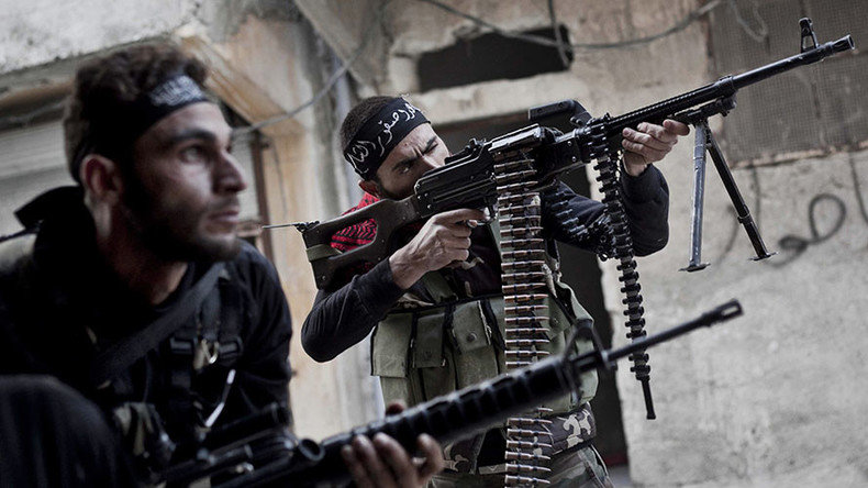 Click to enlarge Free Syrian Army fighters