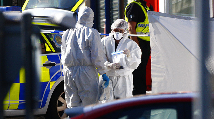 UK police crime scene