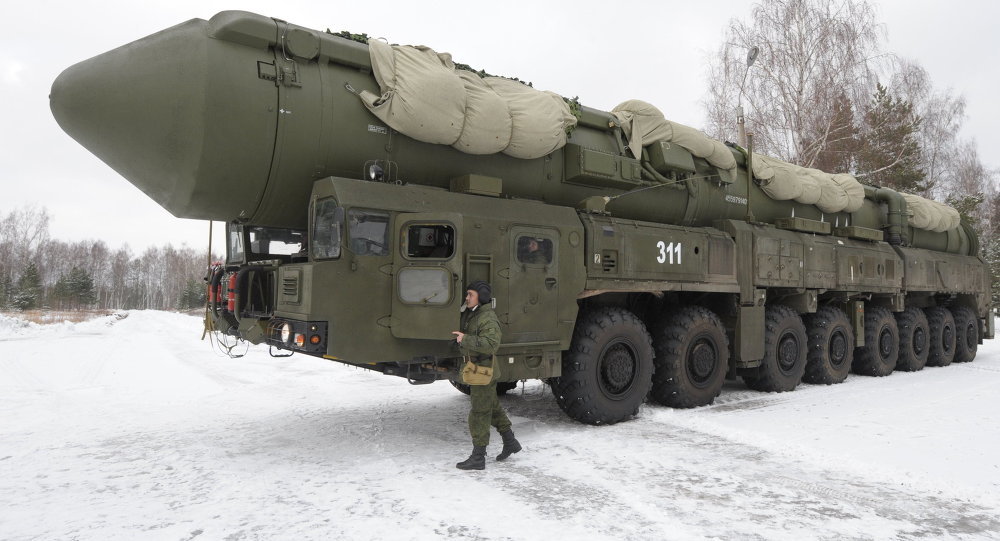 Click to enlarge Mobile launcher 'Yars' missile system on the territory of Teykovo air defence missile formation in Ivanovo region