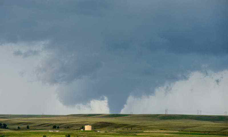 Click to enlarge Laramie tornado