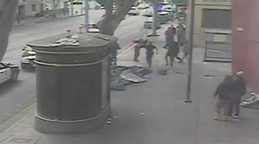 Click to enlarge LAPD Skid Row shooting