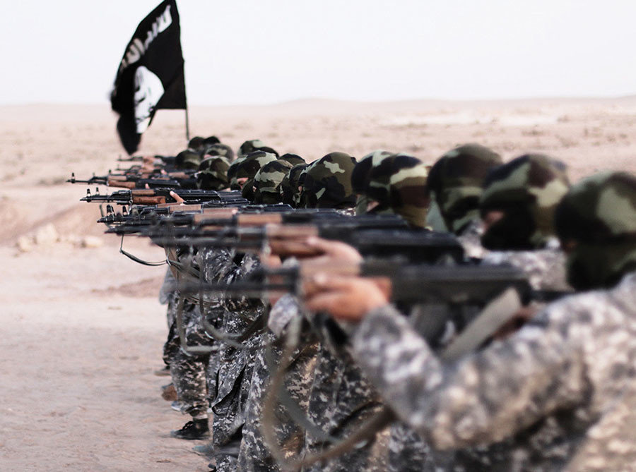 Click to enlarge Daesh militants