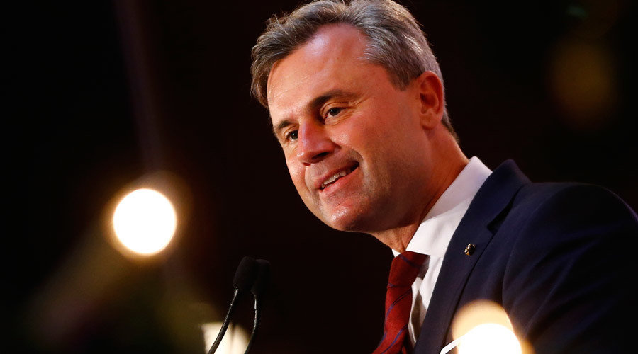 Click to enlarge Austrian presidential candidate Norbert Hofer