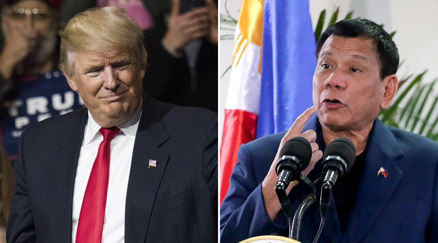 Click to enlarge Donald Trump and Rodrigo Duterte