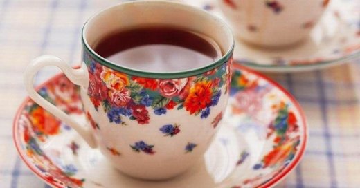 Black tea in cup