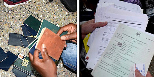 passport, papers