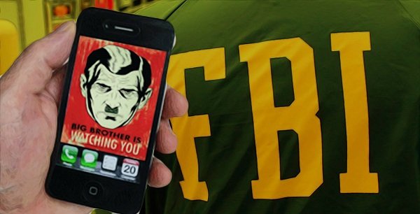 FBI and cell phone graphic