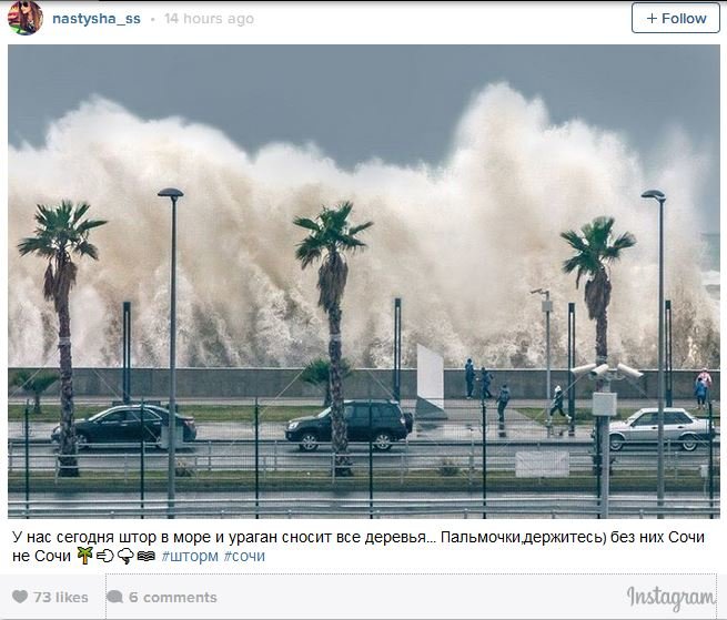 Click to enlarge Sochi storm