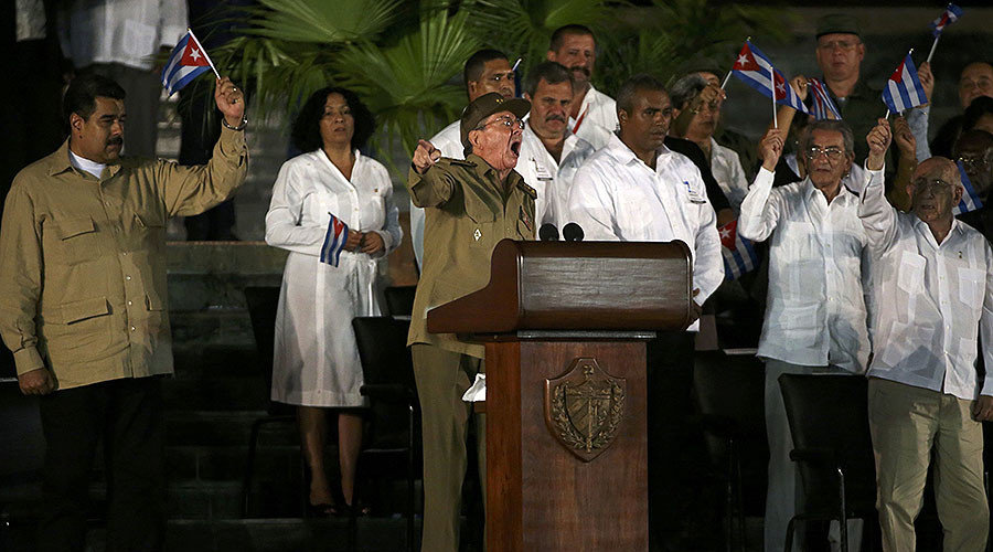 Click to enlarge castro funeral