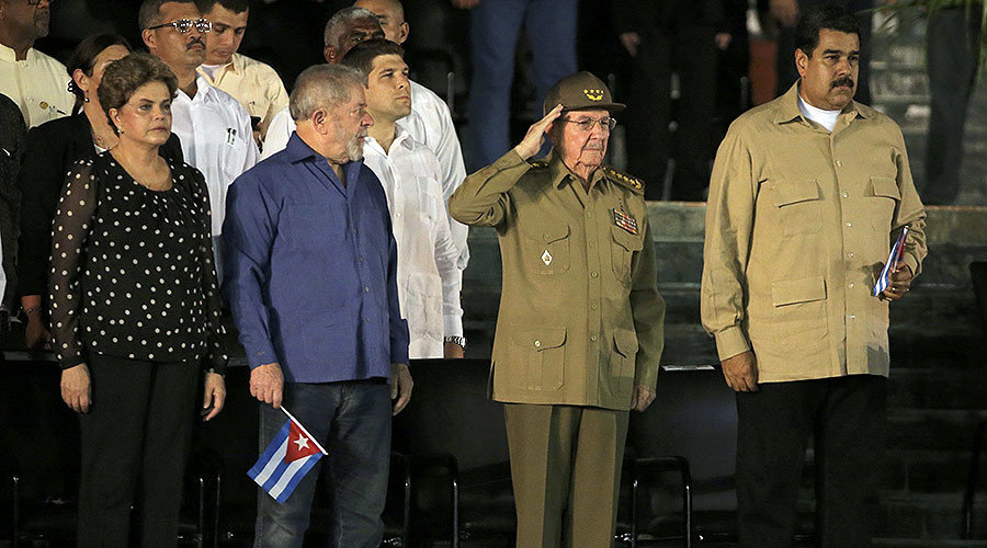 Click to enlarge Castro funeral