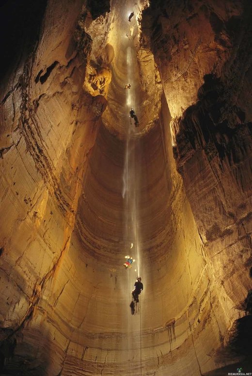 Click to enlarge Krubera Cave, Caucasus