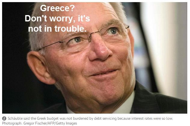 Schauble on Greek budget