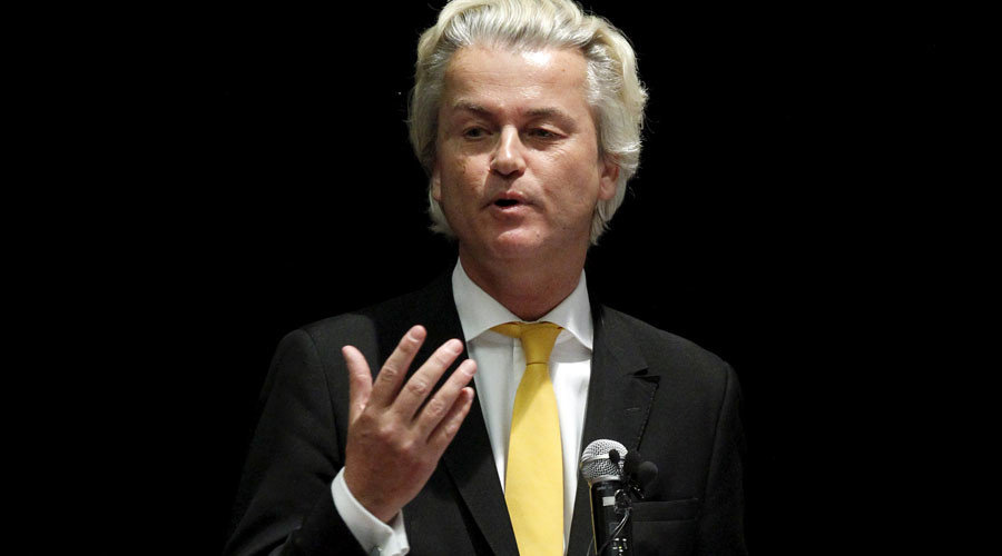 Click to enlarge Dutch Parliamentarian Geert Wilders