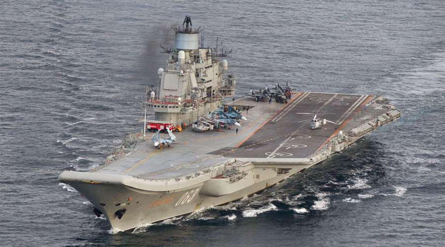 Russian aircraft carrier Admiral Kuznetsov