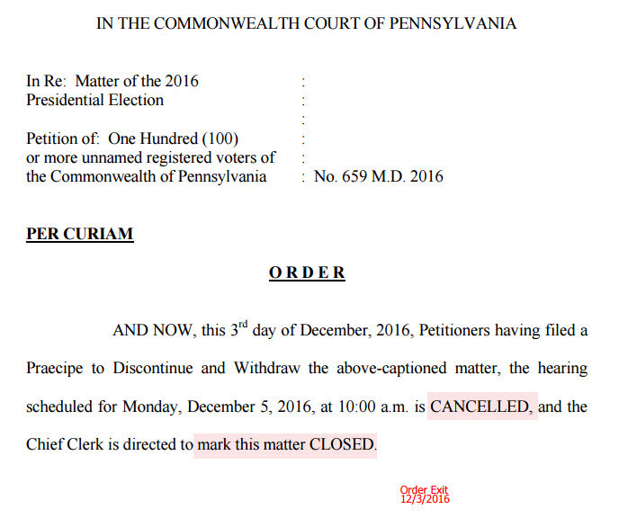 PA recount