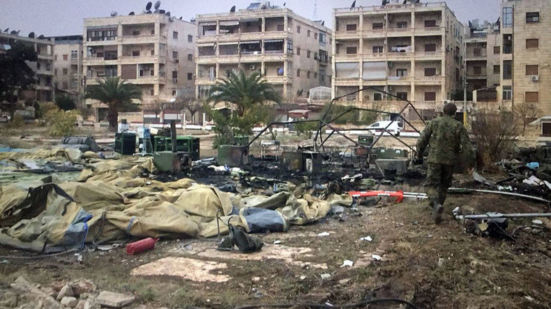 Click to enlarge Russian mobile hospital bombed