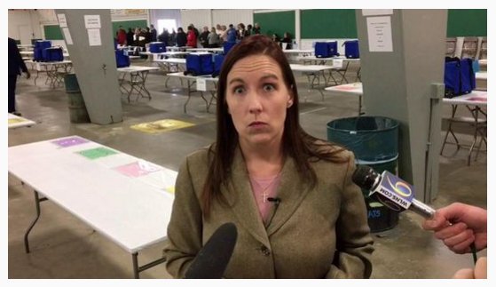 Click to enlarge Ingham County Clerk Barb Byrum explains how entire voting precincts may be non-recountable in the presidential election recount that began Monday in Ingham and Oakland counties.