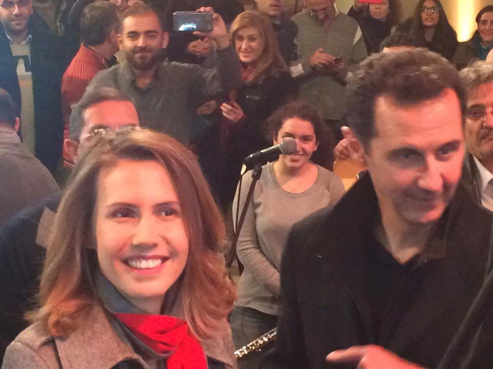 Assad Christmas Damascus