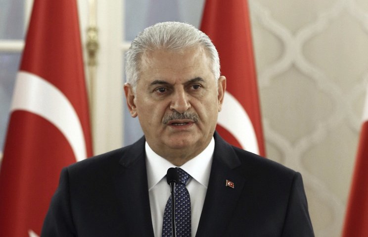 Click to enlarge Turkish Prime Minister Binali Yildirim