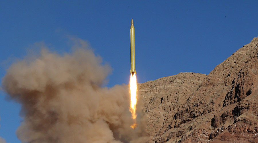 Click to enlarge Iranian ballistic missile