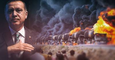 Click to enlarge Erdogan's shady business ties to ISIS oil smugglers in Syria