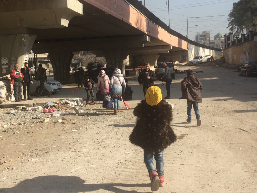 Civilians trapped in Old City finally reunite with families