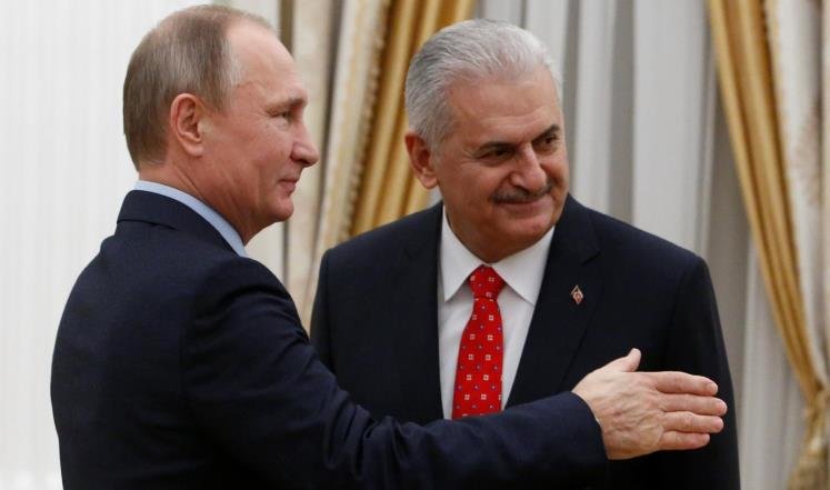 putin and Binali Yildirim