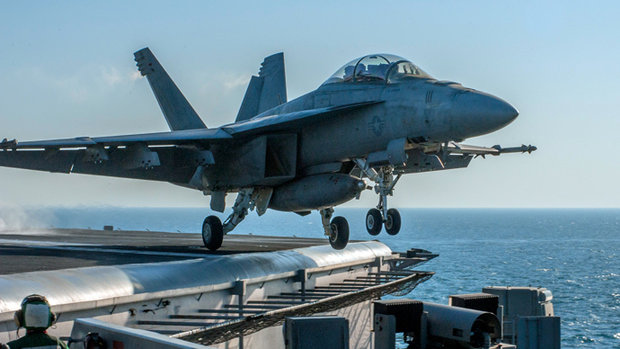 US fighter jet