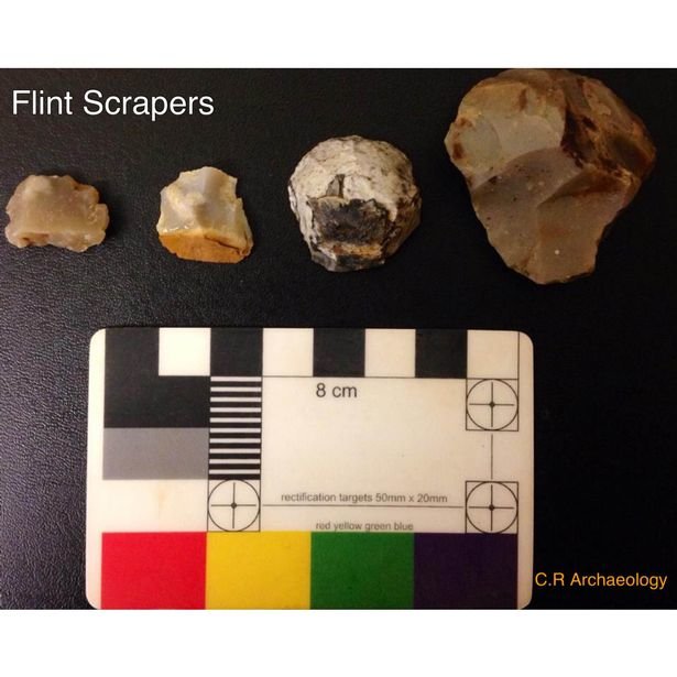 Flint scrapers