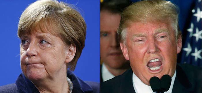 Trump Merkel