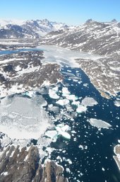 Click to enlarge Greenland ice